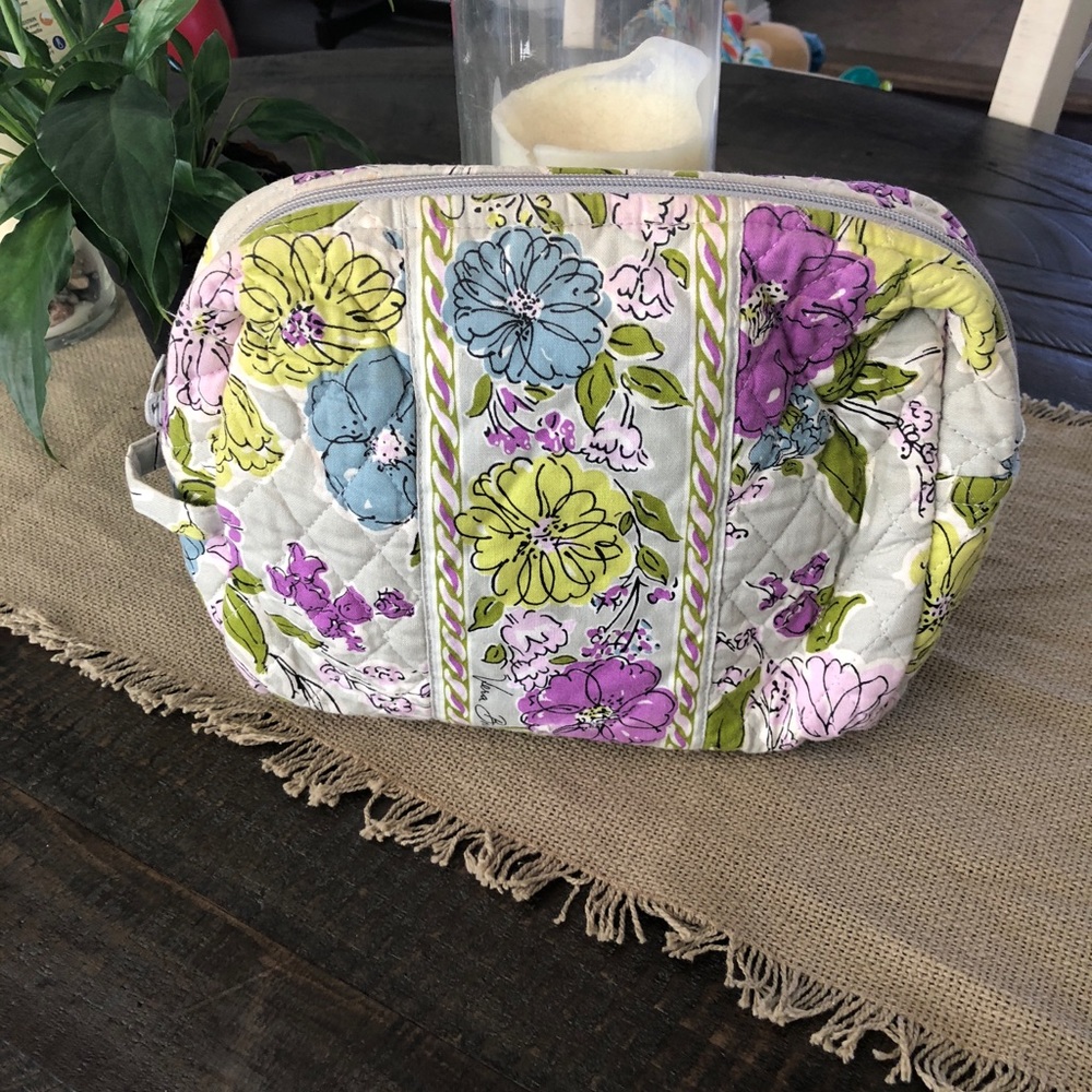 Vera Bradley Large Cosmetic Bag in Watercolor
